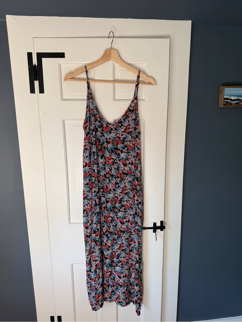 Karen Kane Floral Slip Maxi Dress, size S